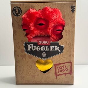 Zuru Valentine Fuggler Annoyed Alien red Plush Toy